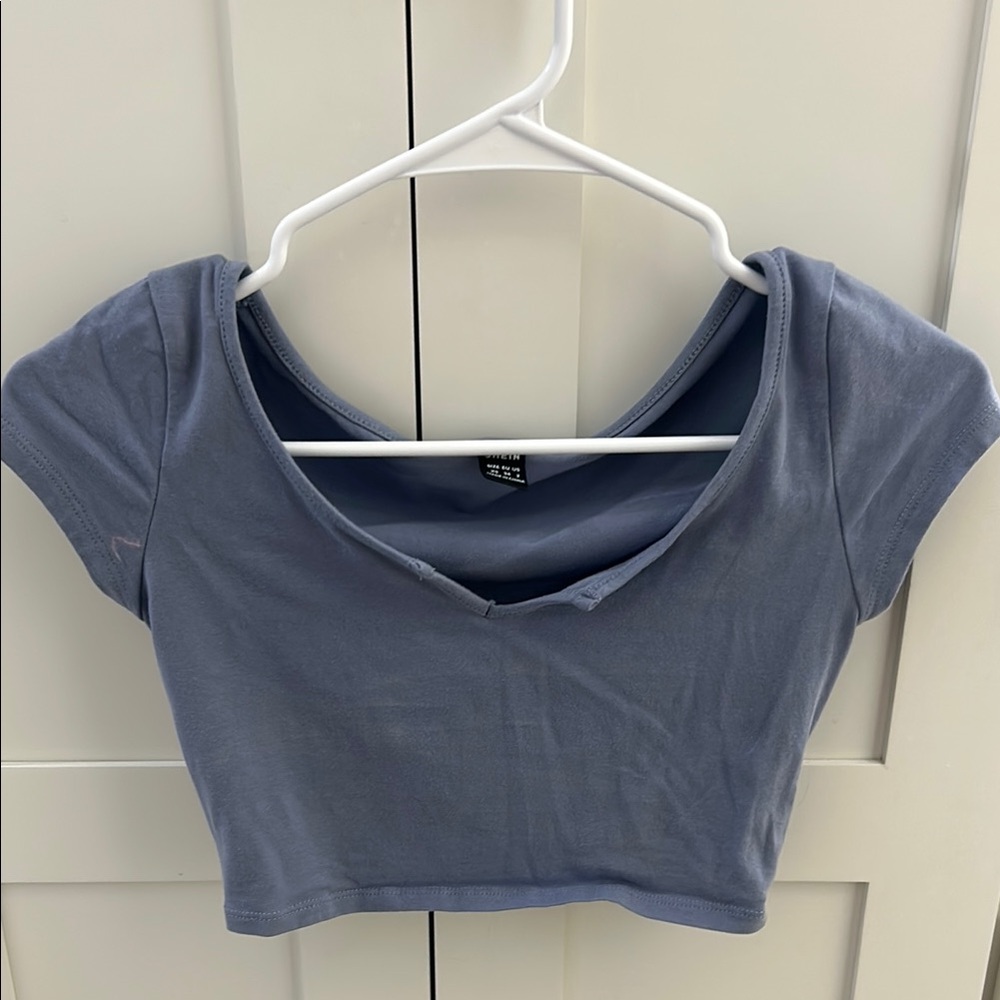 Blue Women's Crop Top